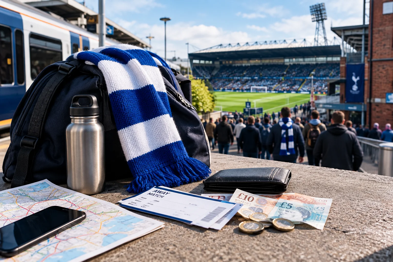 football away day on a budget